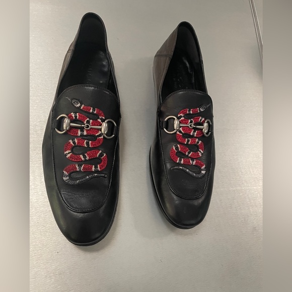 Gucci horse bit  snake loafers  7.5 Euro / 8 US (Authentic ) - Picture 3 of 16